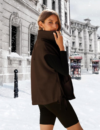 Ellen – Sleeveless Fuzzy Fleece Vest