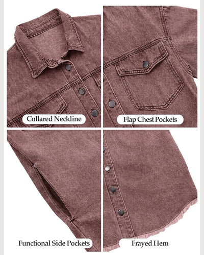 Marianne – Ripped Jean Jacket