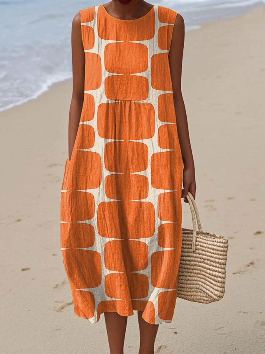 Joy - Sleeveless Summer Pocket Dress