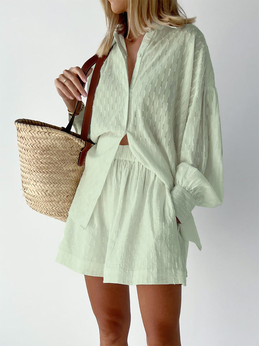 Elizabeth | Relaxed Fit Breezy Shirt and Shorts Set