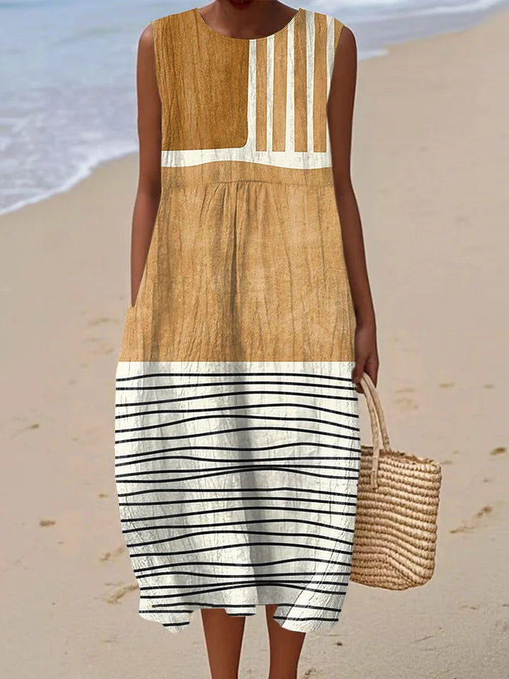 Elleonor - Sleeveless Summer Pocket Dress