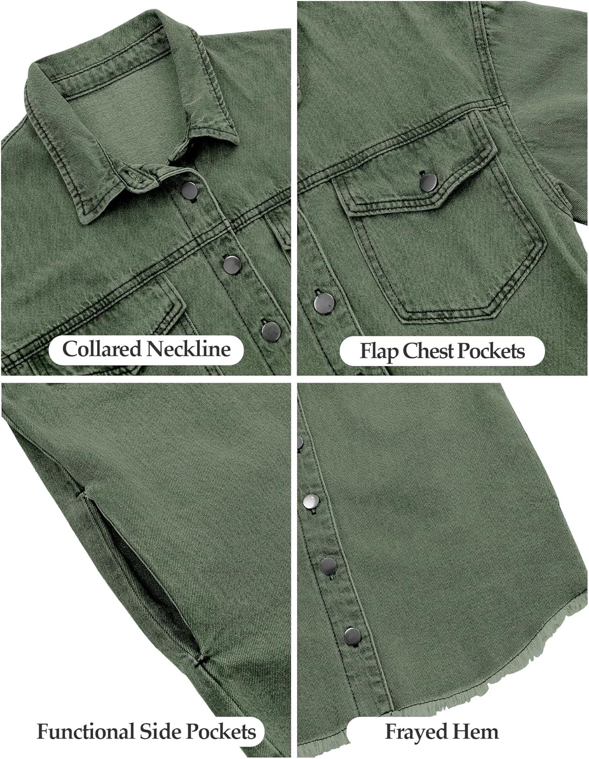 Marianne – Ripped Jean Jacket