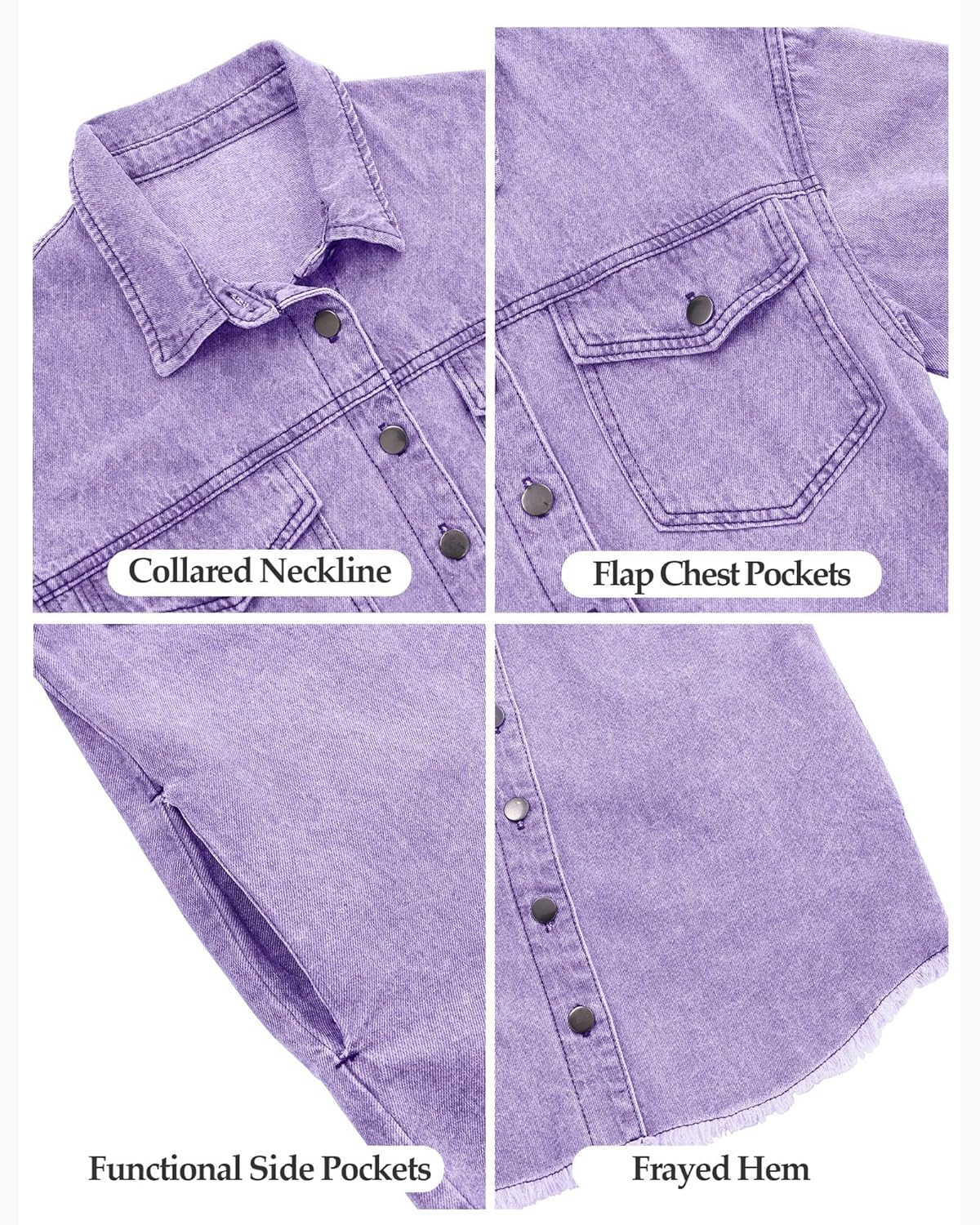 Marianne – Ripped Jean Jacket