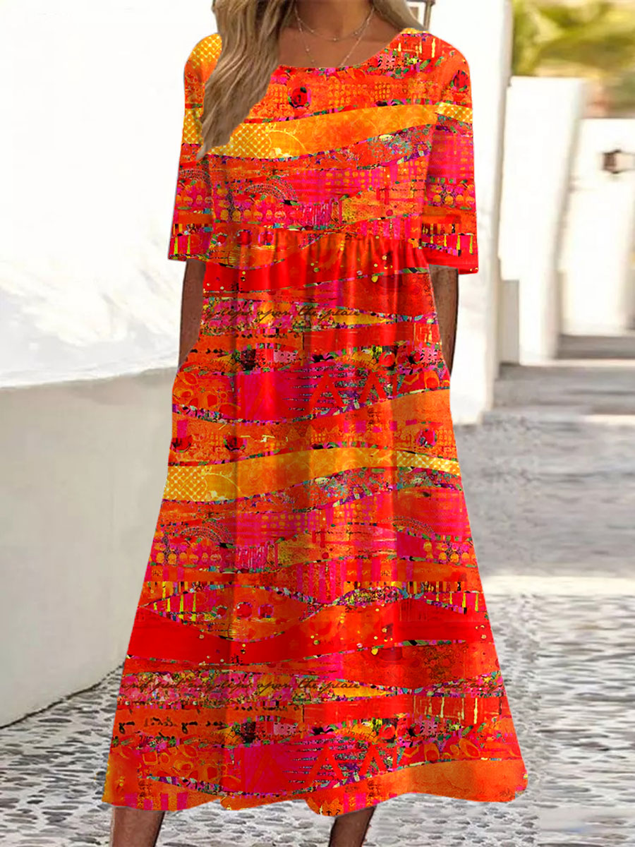 Beth - Pastel Flowy Summer Dress