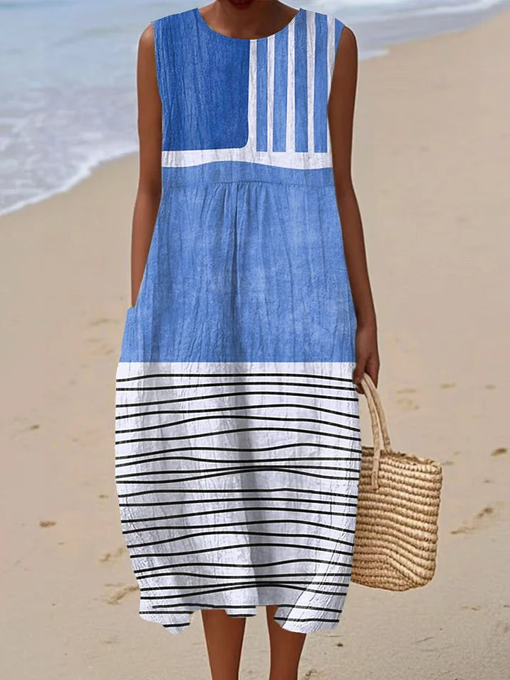 Cheryl - Sleeveless Summer Pocket Dress