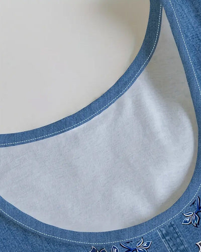 Patricia - Sleeveless Denim-Look Dress