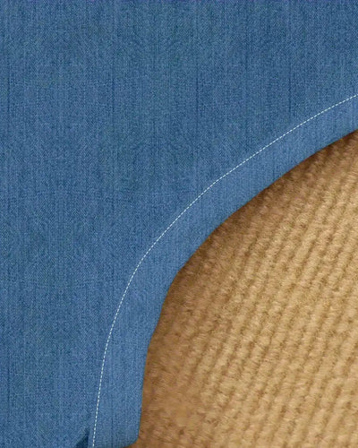 Patricia - Sleeveless Denim-Look Dress