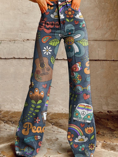 Fresina | Peace & Love Flare Pants