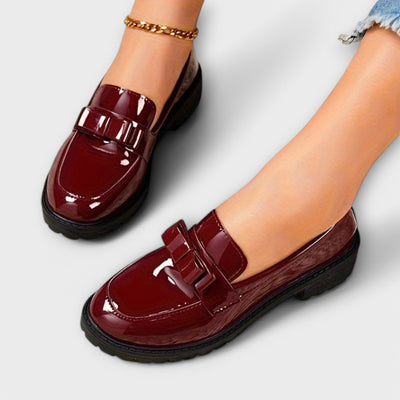 Preppy - Sleek Glossy Loafers