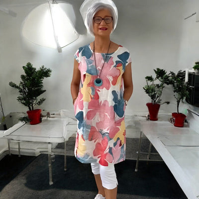 Anita | Floral Cotton Tunic