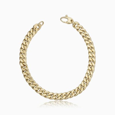 Estate Cuban Bracelet | Gold