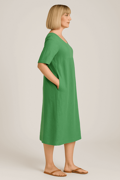 Jytte™ | Oversized elegant dress with pockets