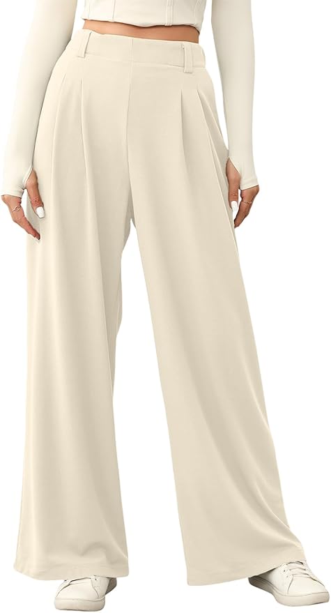 Selina - Elastic High Waist Trousers