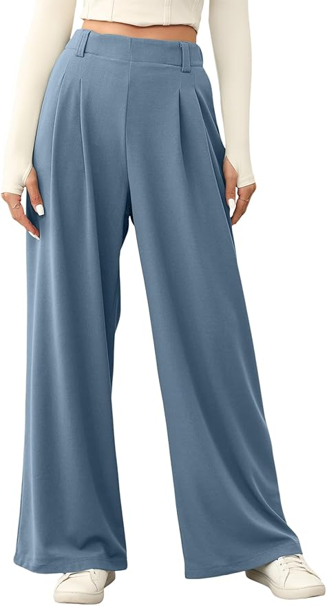 Selina - Elastic High Waist Trousers