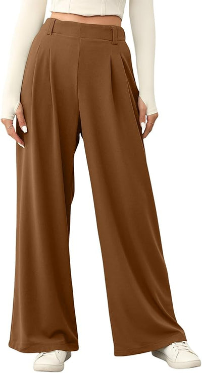 Selina - Elastic High Waist Trousers