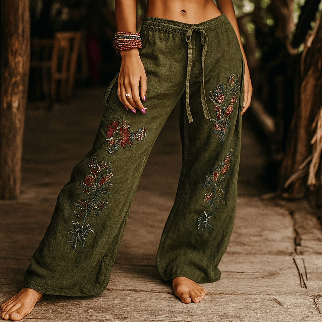 Andrea | Bohemian yoga trousers