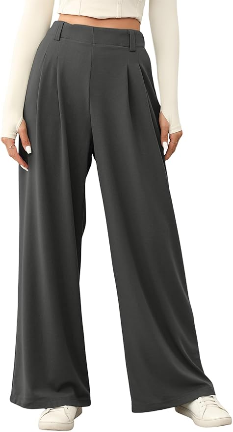 Selina - Elastic High Waist Trousers