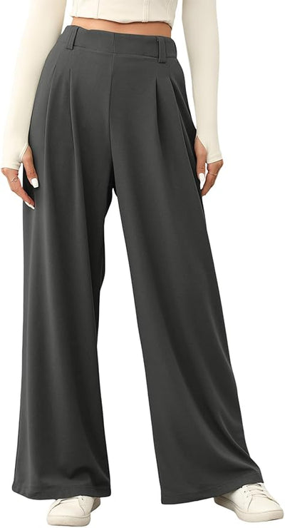 Selina - Elastic High Waist Trousers