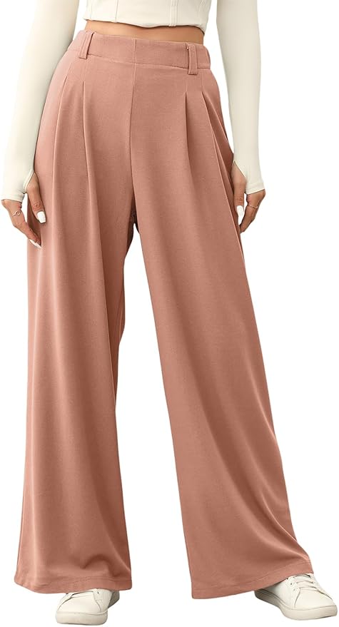 Selina - Elastic High Waist Trousers