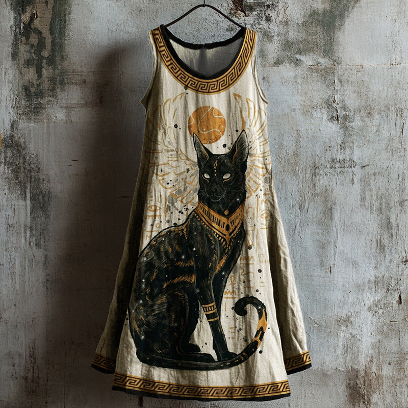 Egyptian Cat Tank Dress