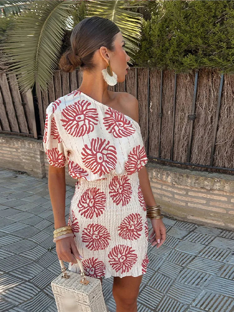 Erah | Boho One-Shoulder Dress