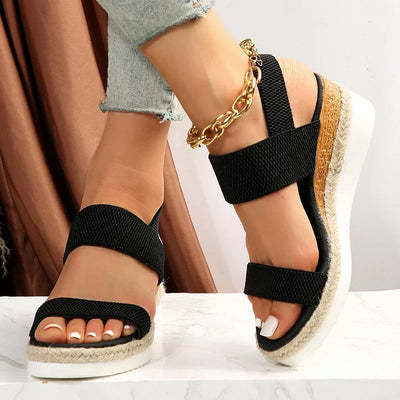 Sandra - Wedge Heel Orthopedic Sandal