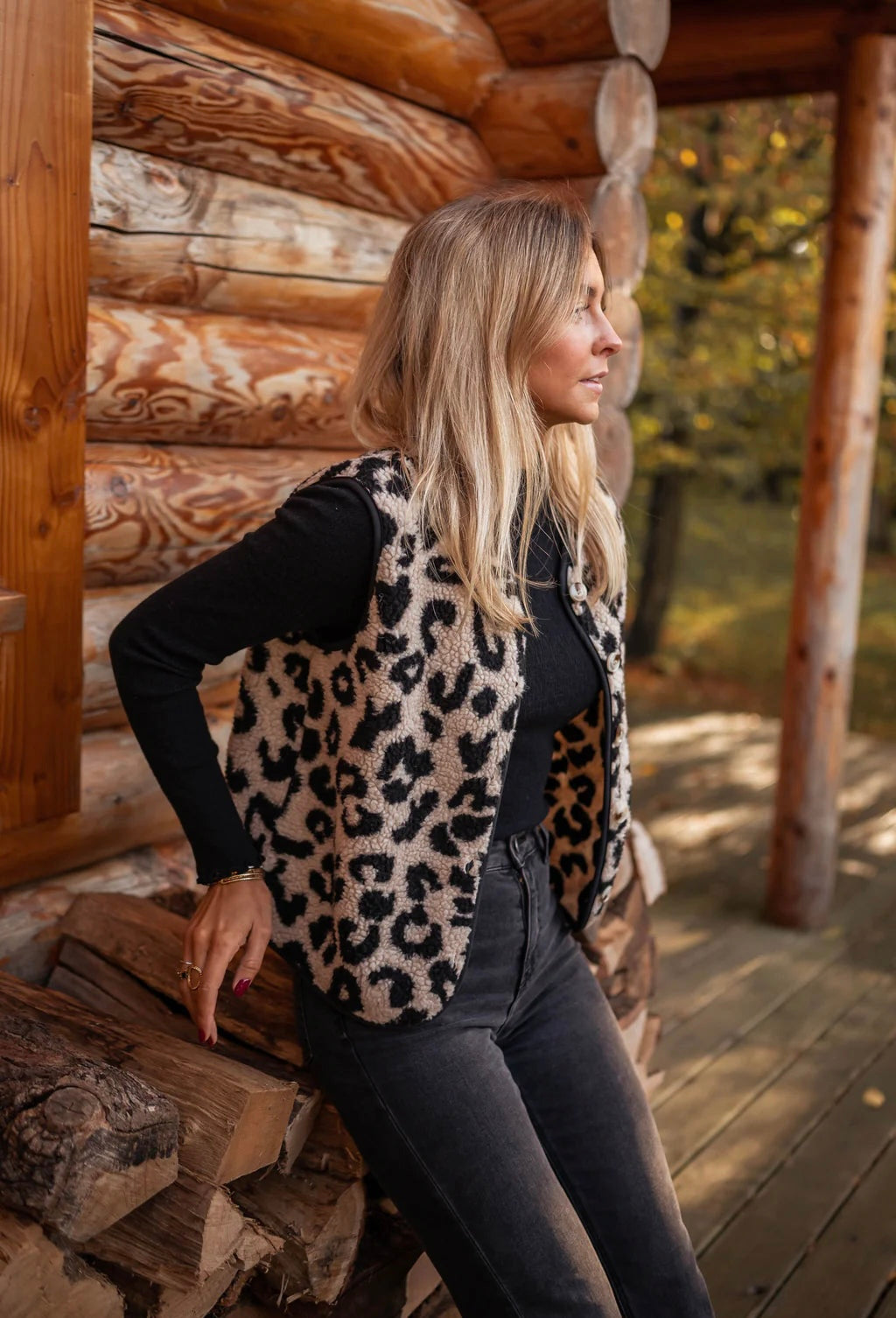 LIV | The Leopard Knitted Waistcoat