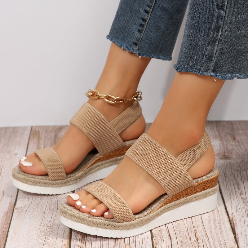 Sandra - Wedge Heel Orthopedic Sandal