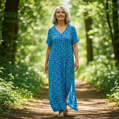 Zelda | Long Dress with V-Neck