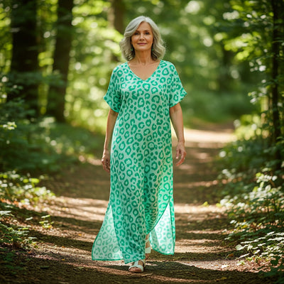 Zelda | Long Dress with V-Neck