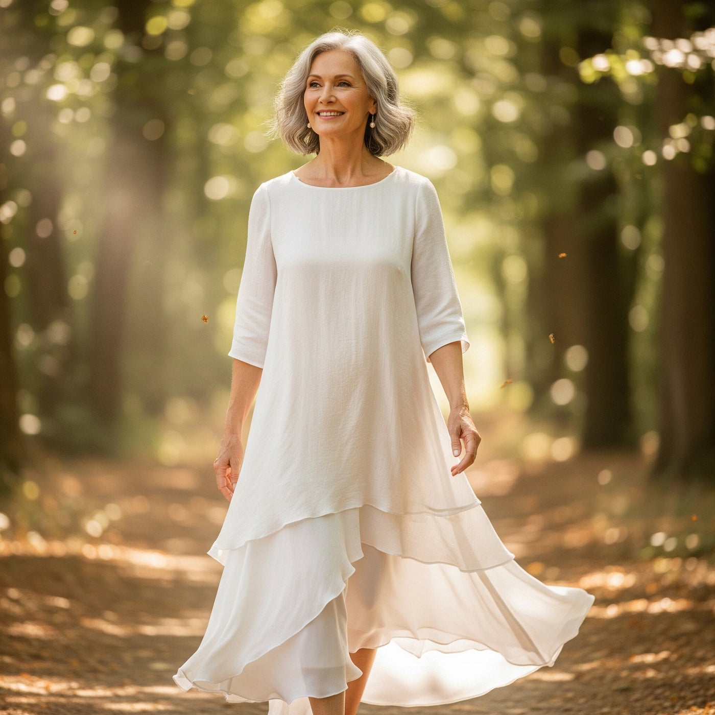 Danielle | Elegant Cotton Maxi Dress