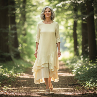 Danielle | Elegant Cotton Maxi Dress