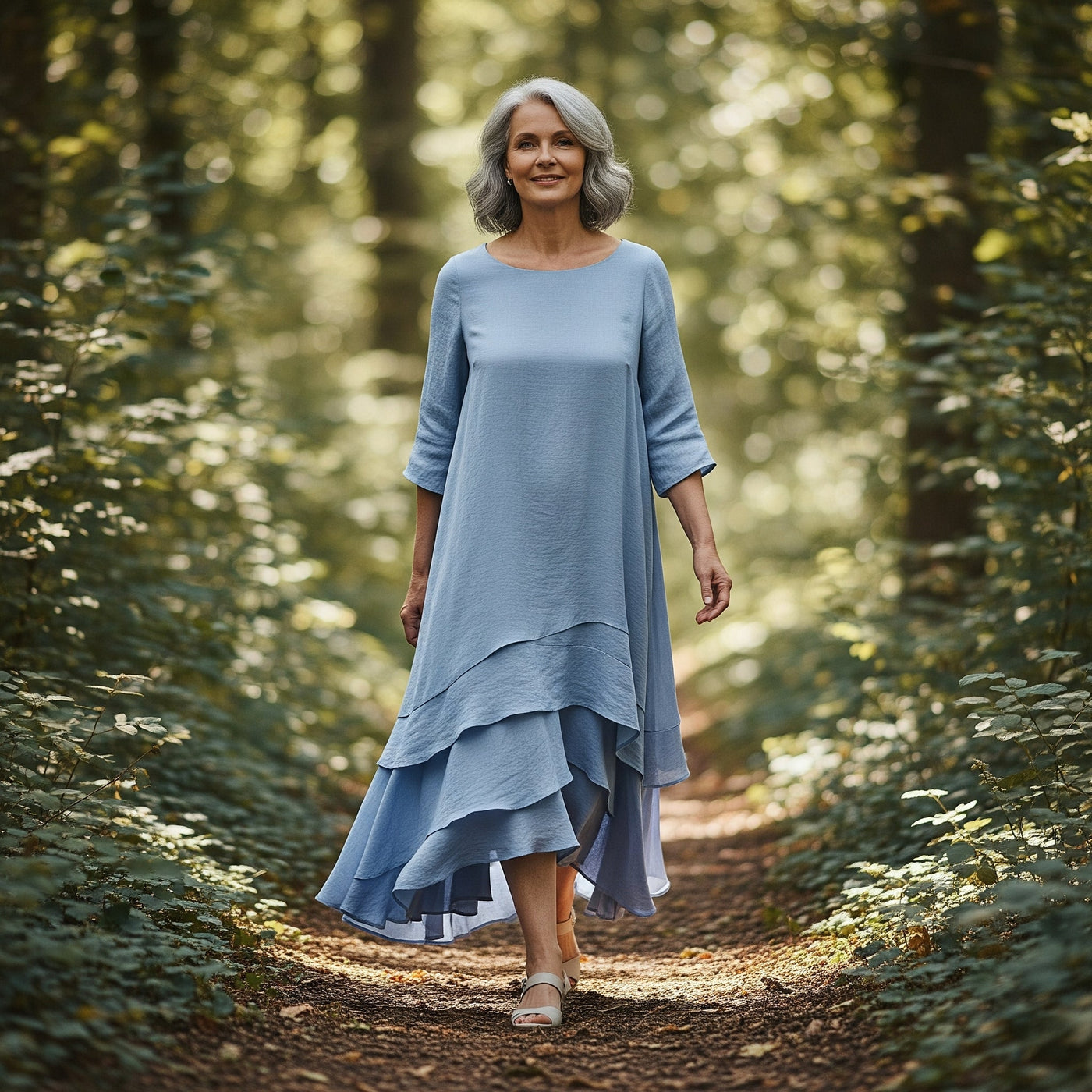 Danielle | Elegant Cotton Maxi Dress