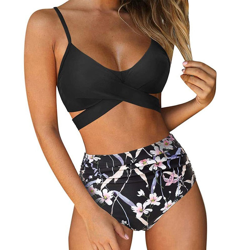 Melmode™ | Belle High Waisted Bikini