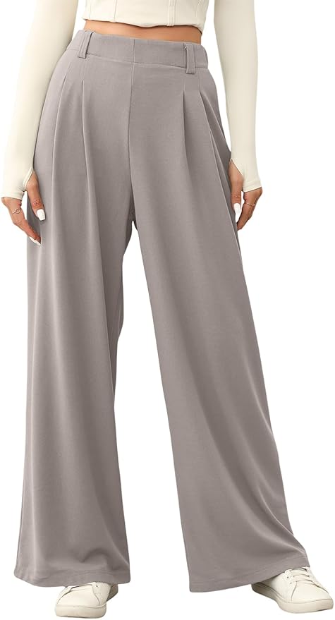 Selina - Elastic High Waist Trousers