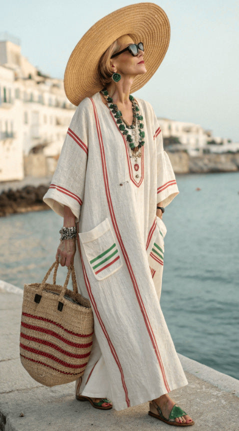 Vyssora - Breezy Coastal Maxi Dress