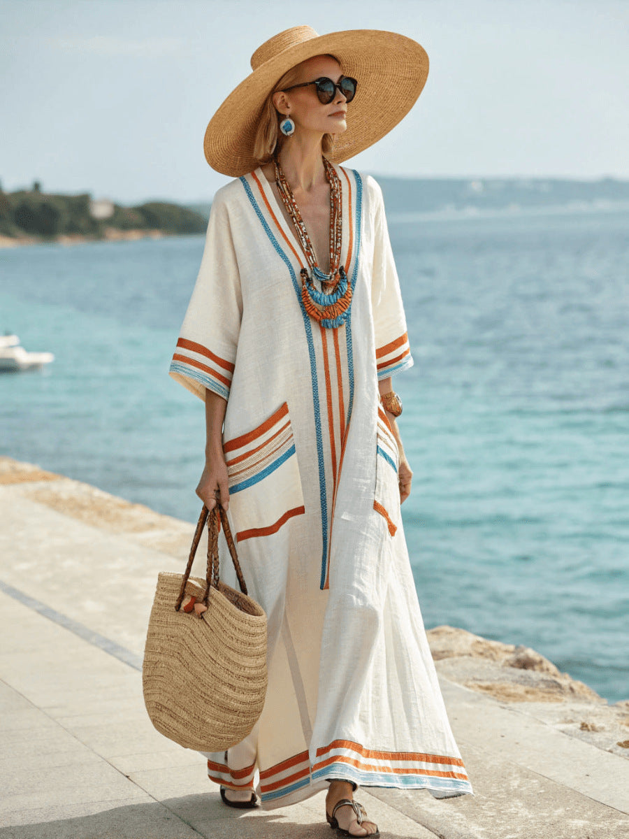 Elyndrae - Breezy Coastal Maxi Dress