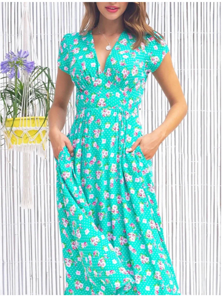 Fienna – Button Front Midi Dress