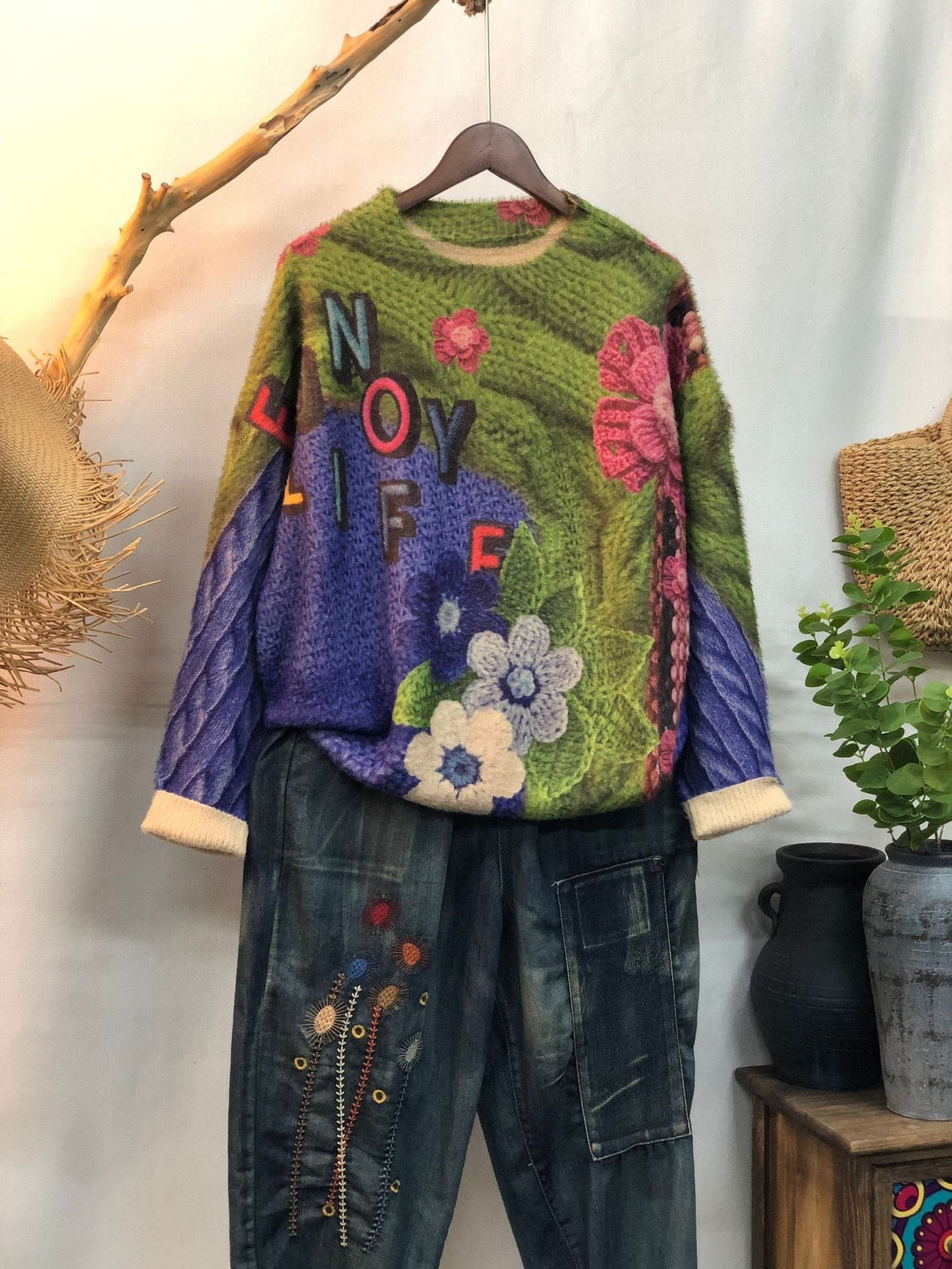 Pyralyn - Ultra-Soft Crewneck Sweater