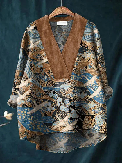 Arlina - Vintage Art Print Top