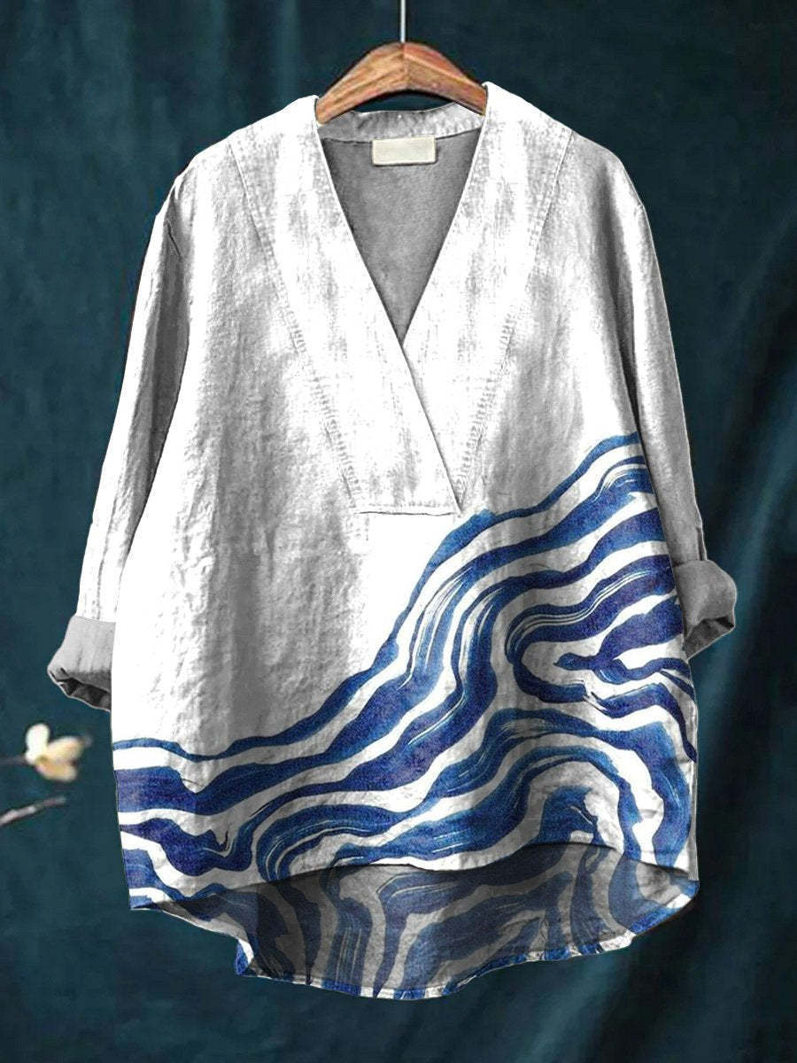 Lysandra - Vintage Art Print Top