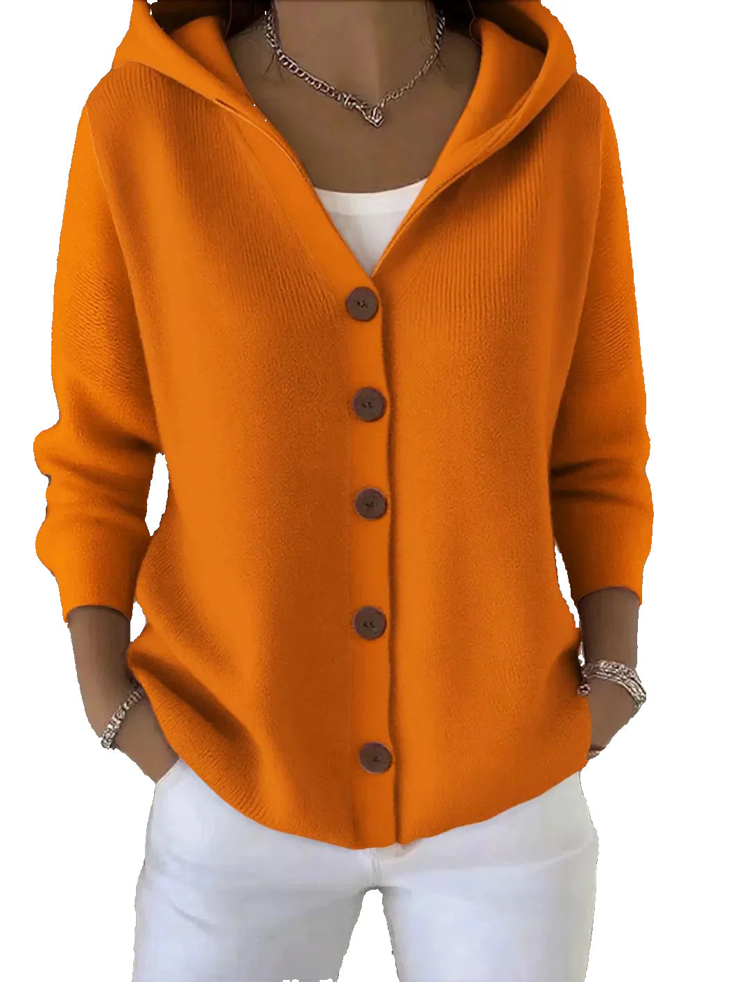 Rozeline - Elegant Buttoned Cardigan