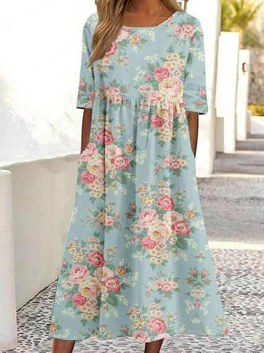 Wanda - Pastel Flowy Summer Dress