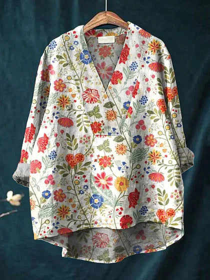 Elowen - Vintage Art Print Top