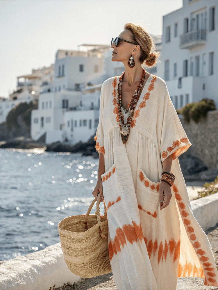 Zynthisa - Breezy Coastal Maxi Dress