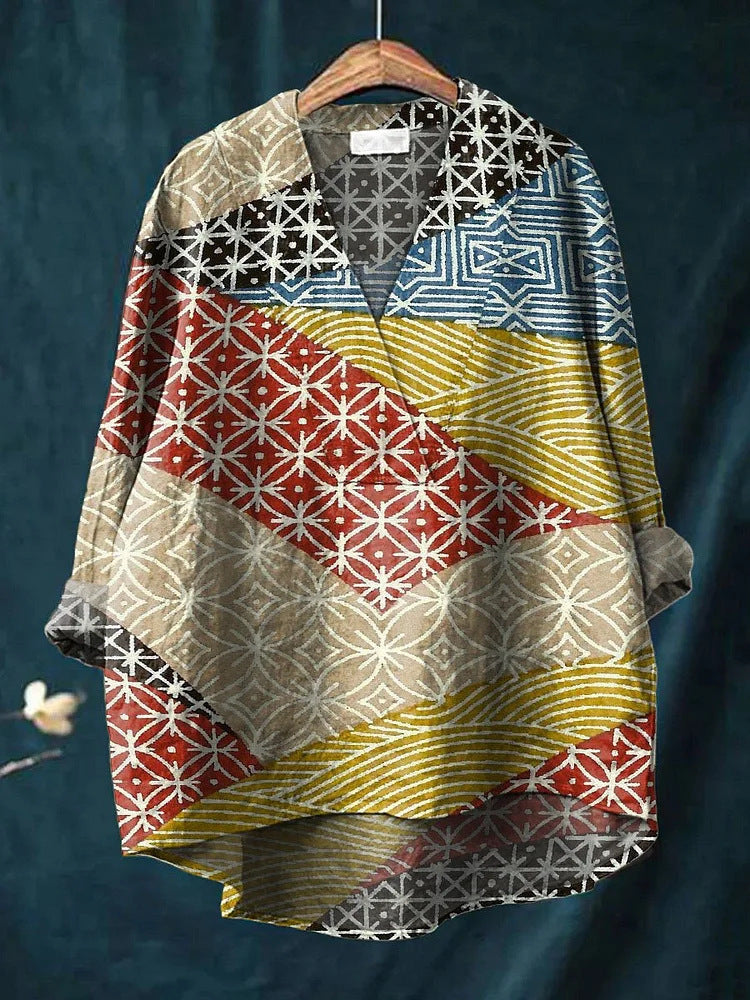 Azaria - Vintage Art Print Top