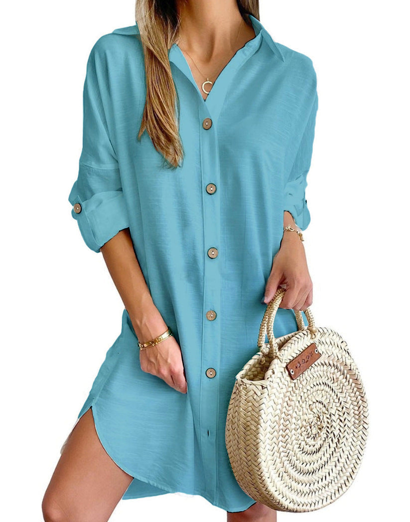 Carly | Button-Up Shirt Dress