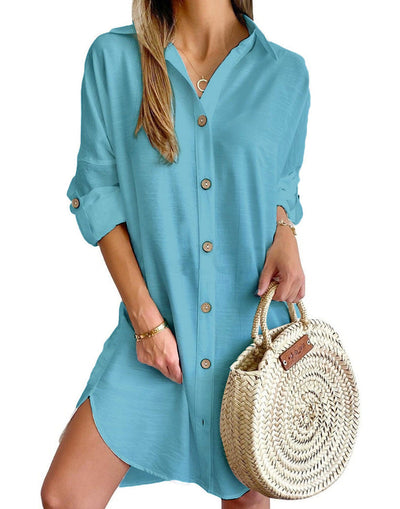 Carly | Button-Up Shirt Dress