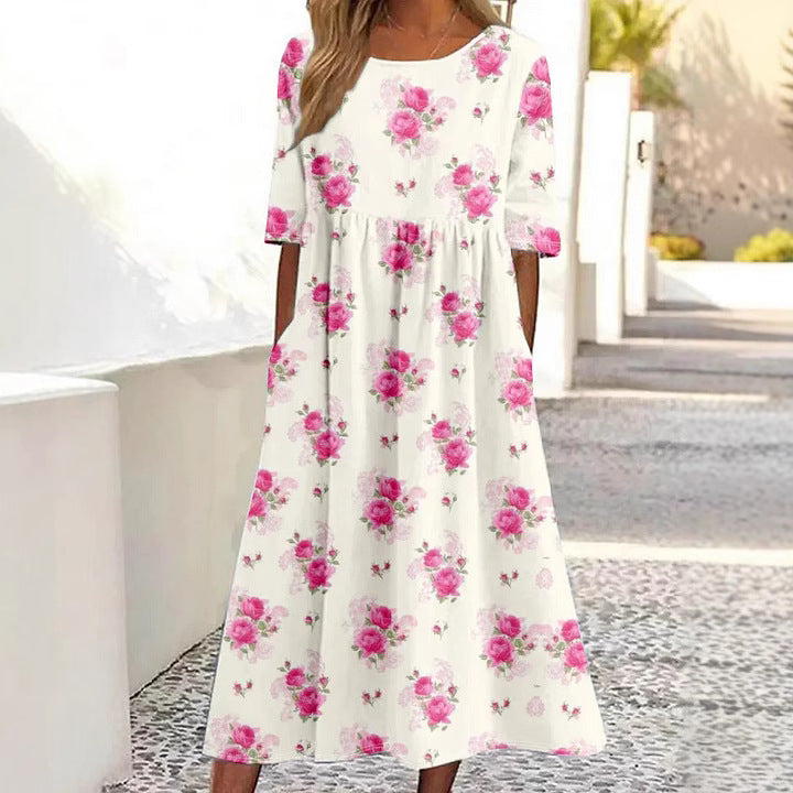 Ilene - Pastel Flowy Summer Dress