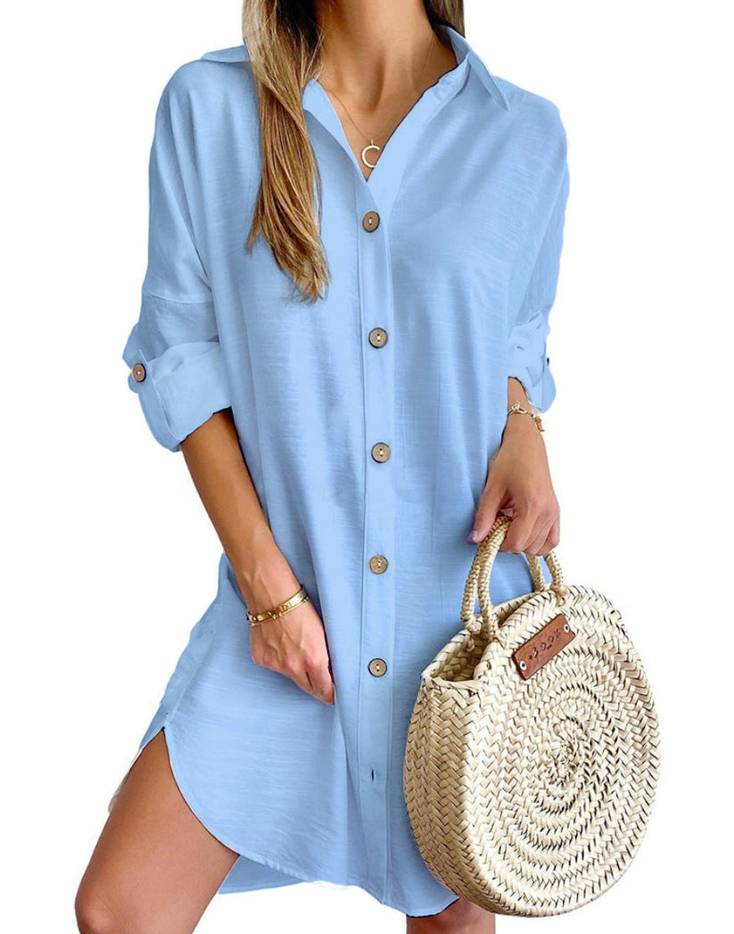 Carly | Button-Up Shirt Dress